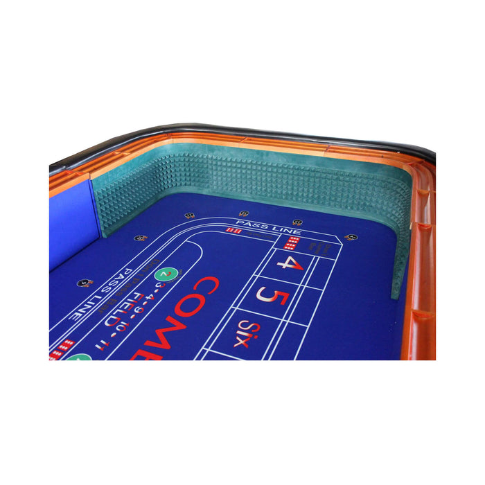 12FT Deluxe Casino Craps Game Table With Full Drink Rail (SAK68021)