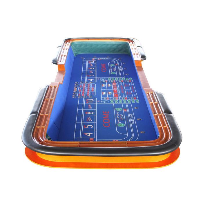 12FT Deluxe Casino Craps Game Table With Full Drink Rail (SAK68021)