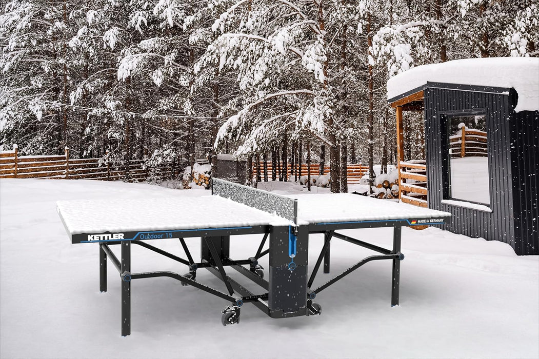 Outdoor 15 Table Tennis Table 4-Player Bundle