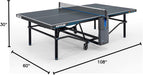 Outdoor 15 Table Tennis Table 4-Player Bundle