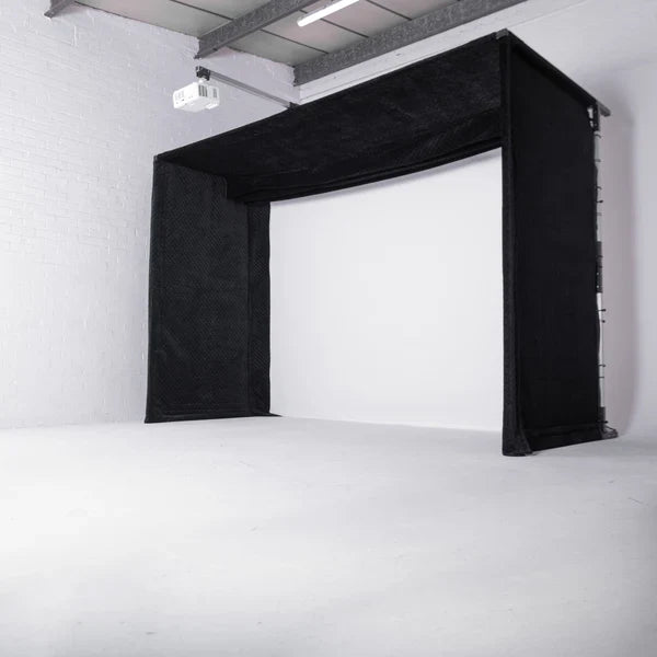 GolfBays Lux Premium Golf Simulator Hitting Enclosure