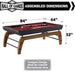 Edgewood 84 In. Pool Table with Accessories